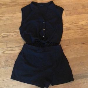 2 piece attached romper